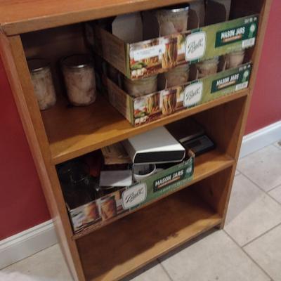 Solid Wood Pine Bookcase (No Contents)