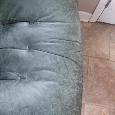 Ekornes Leather Gravity Chair Green Tone