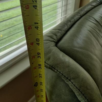 Ekornes Leather Gravity Chair Green Tone