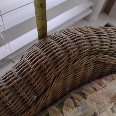 Wicker Rattan Patio Chair with Cushions Choice A