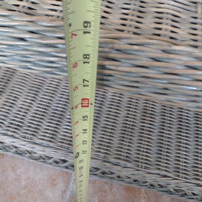 Wicker Rattan Patio Accent or Coffee Table
