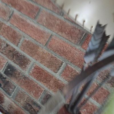 Bow, Arrow and Quiver Desk Top Lamp Metal and Leather