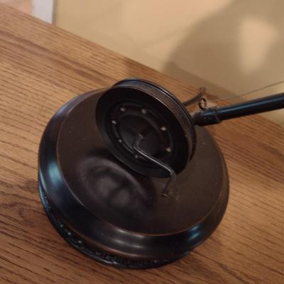 Fly Rod and Reel Desk Top Lamp Metal