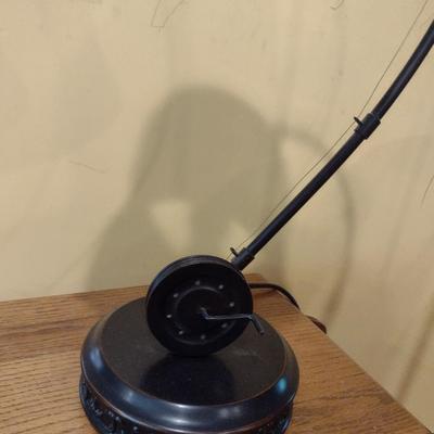 Fly Rod and Reel Desk Top Lamp Metal