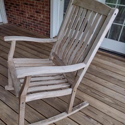 Wood Porch Rocker Choice A