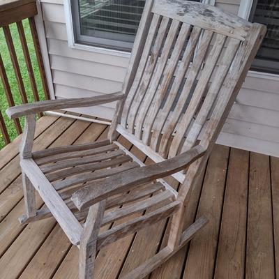 Wood Porch Rocker Choice B