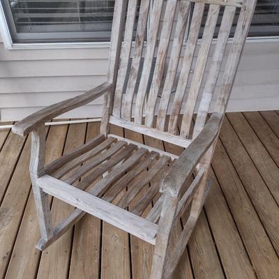 Wood Porch Rocker Choice B
