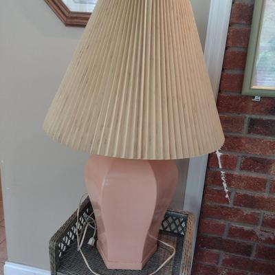 Pair of Ceramic Jar Shaped Table Lamps