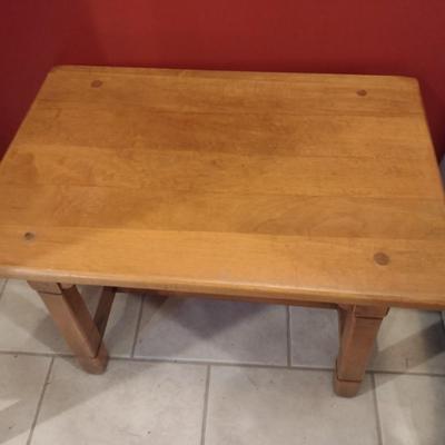 Solid Wood Maple Side Table