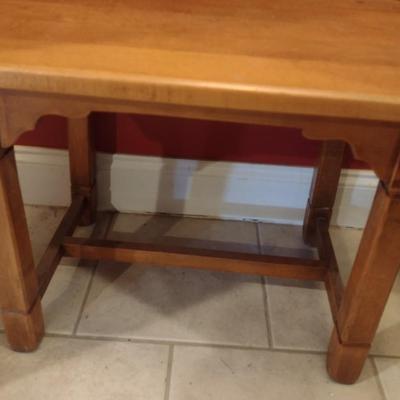 Solid Wood Maple Side Table