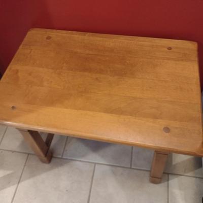 Solid Wood Maple Side Table