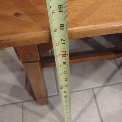 Solid Wood Maple Side Table