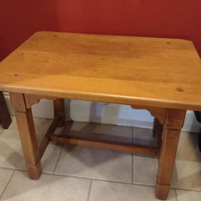 Solid Wood Maple Side Table