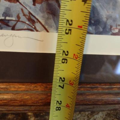 Framed Art Print 'Winters Welcome' by William Mangum 187/950