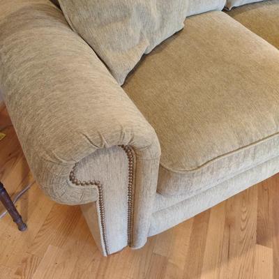 Upholstered Three Cushion Couch