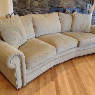 Upholstered Three Cushion Couch