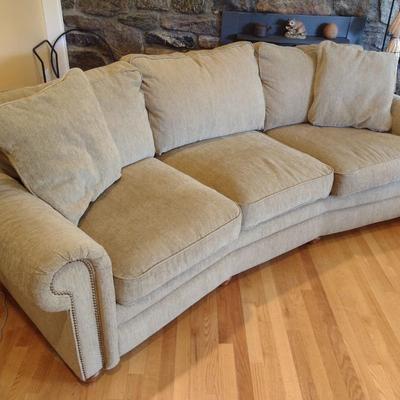 Upholstered Three Cushion Couch