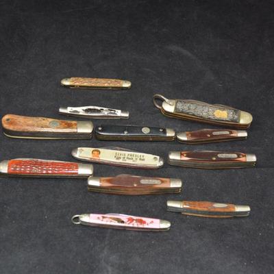 Lot of Vintage Pocket Knives Lots of Old Timers