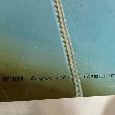 3D Soccer 1970s Poster 1058 Nova Rico Florence Italy