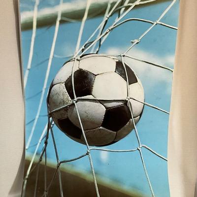 3D Soccer 1970s Poster 1058 Nova Rico Florence Italy
