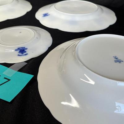 Assorted Blue Onion Plates