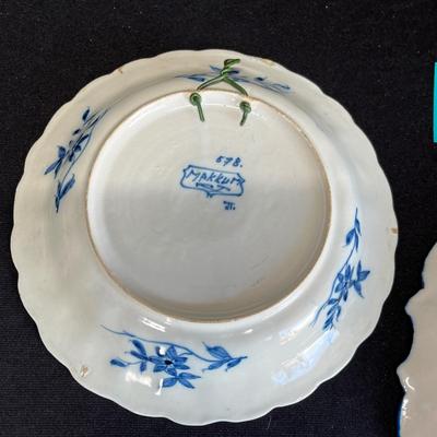 Antique Blue & White Plates