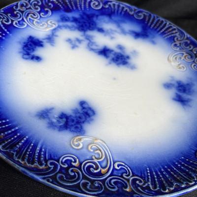 Assorted Flow Blue Plates