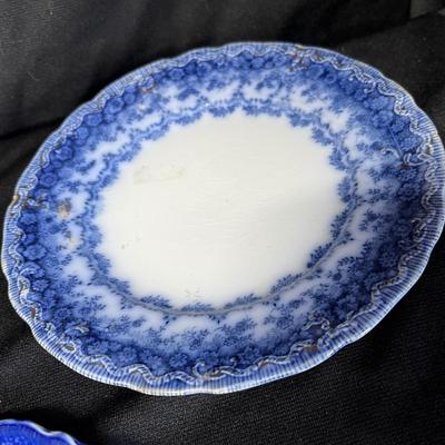 Assorted Flow Blue Plates