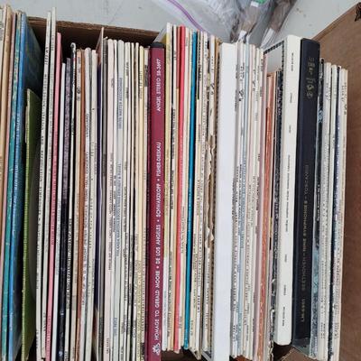 Box of mostly classical records, great shape