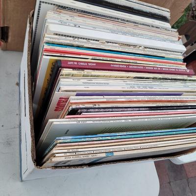 Box of mostly classical records, great shape
