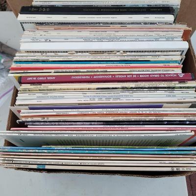 Box of mostly classical records, great shape