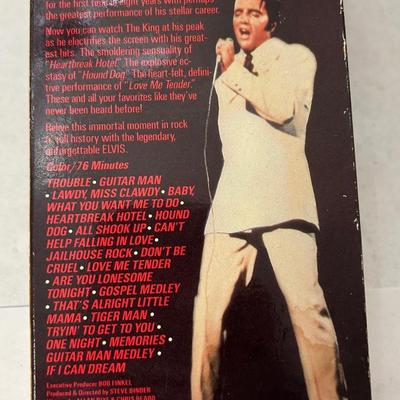 Elvis 68 come back tour. VHS