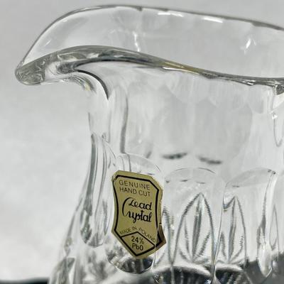 Lead Crystal Glass Pitcher
