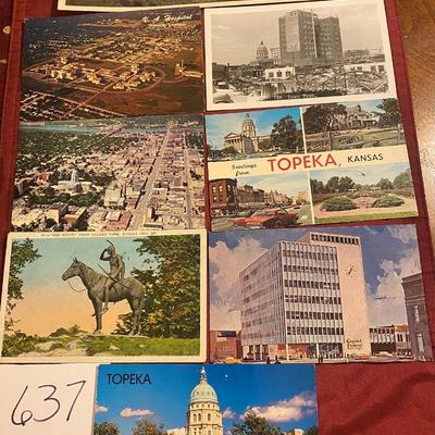 Vintage Topeka Ks Postcards