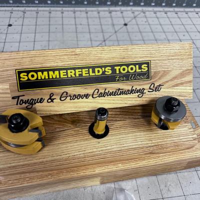 Sommerfeld's Tools Tongue & Groove Cabinetmaking Set