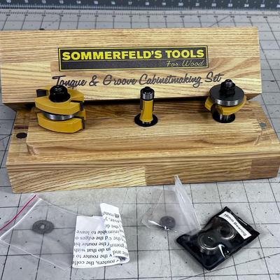 Sommerfeld's Tools Tongue & Groove Cabinetmaking Set