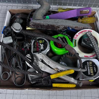 Mixed Tray of hand Tools