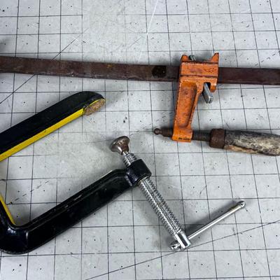 Wood Clamp and a "C" Clamp