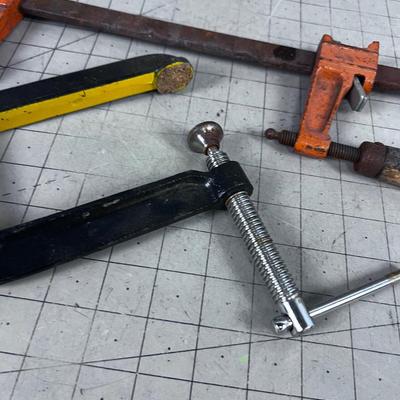 Wood Clamp and a "C" Clamp