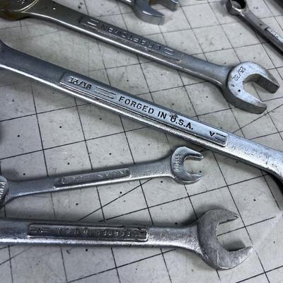 WRENCHES: SAE, Craftsman etc. Good PILE 