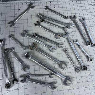 WRENCHES: SAE, Craftsman etc. Good PILE 