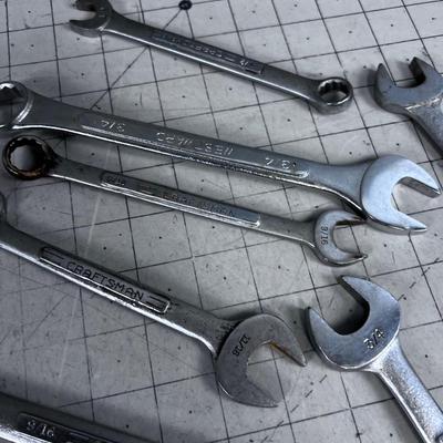 WRENCHES: SAE, Craftsman etc. Good PILE 