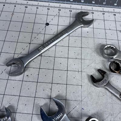 WRENCHES: SAE, Craftsman etc. Good PILE 