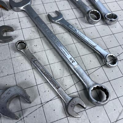 WRENCHES: SAE, Craftsman etc. Good PILE 
