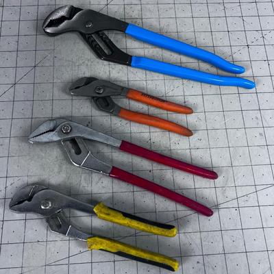 Channel Locks (4 Pair) 