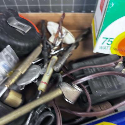 Tray of Garage Cleanout