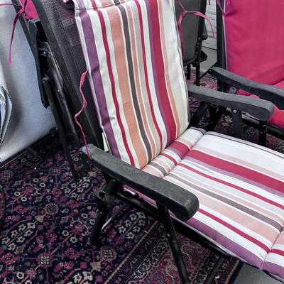 4- Folding Outdoor Chairs