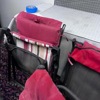 4- Folding Outdoor Chairs