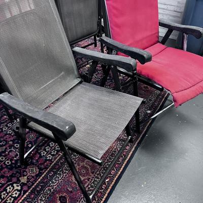 4- Folding Outdoor Chairs