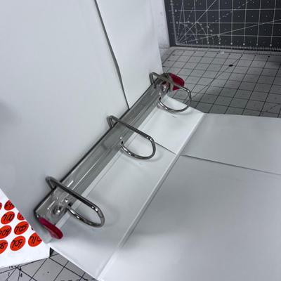 (3) 3-Ring Binders 